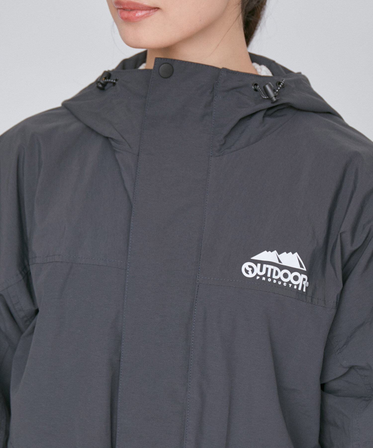 VIS「【OUTDOOR PRODUCTSコラボ】【洗濯可・撥水加工】オーバーサイズロングマウンテンパーカー」|アウトドア|