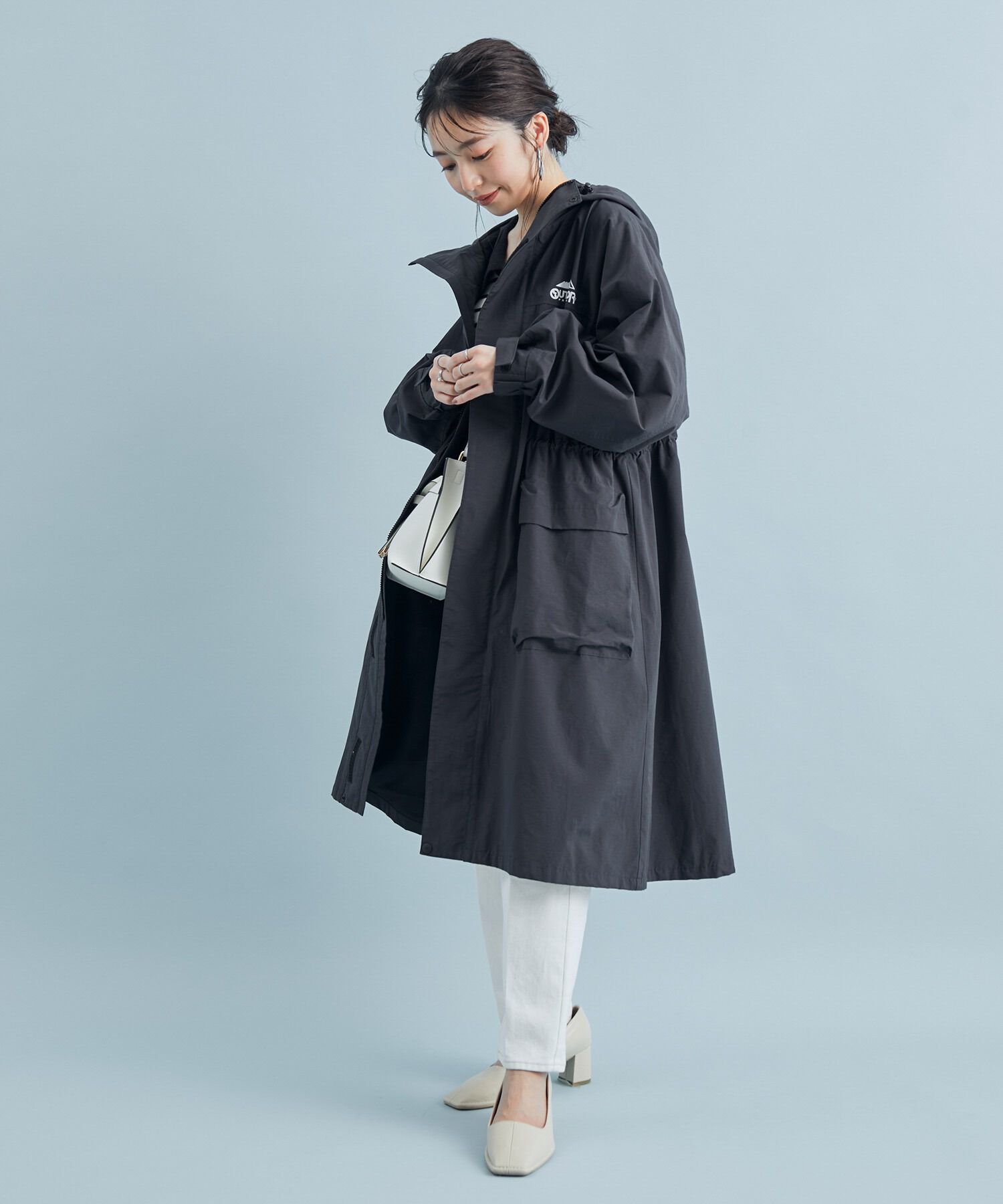 VIS「【OUTDOOR PRODUCTSコラボ】【洗濯可・撥水加工】オーバーサイズロングマウンテンパーカー」|アウトドア|