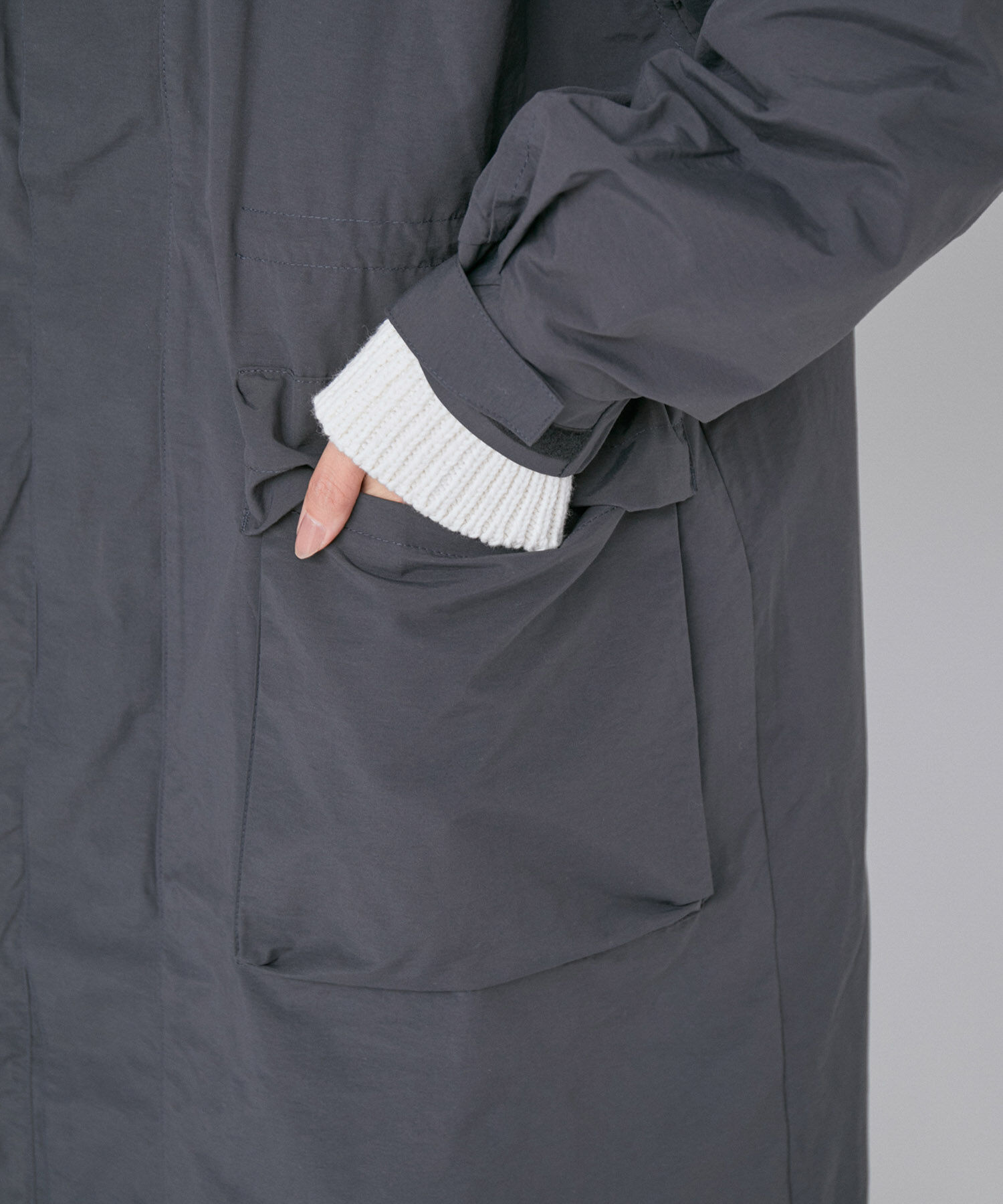 VIS「【OUTDOOR PRODUCTSコラボ】【洗濯可・撥水加工】オーバーサイズロングマウンテンパーカー」|アウトドア|