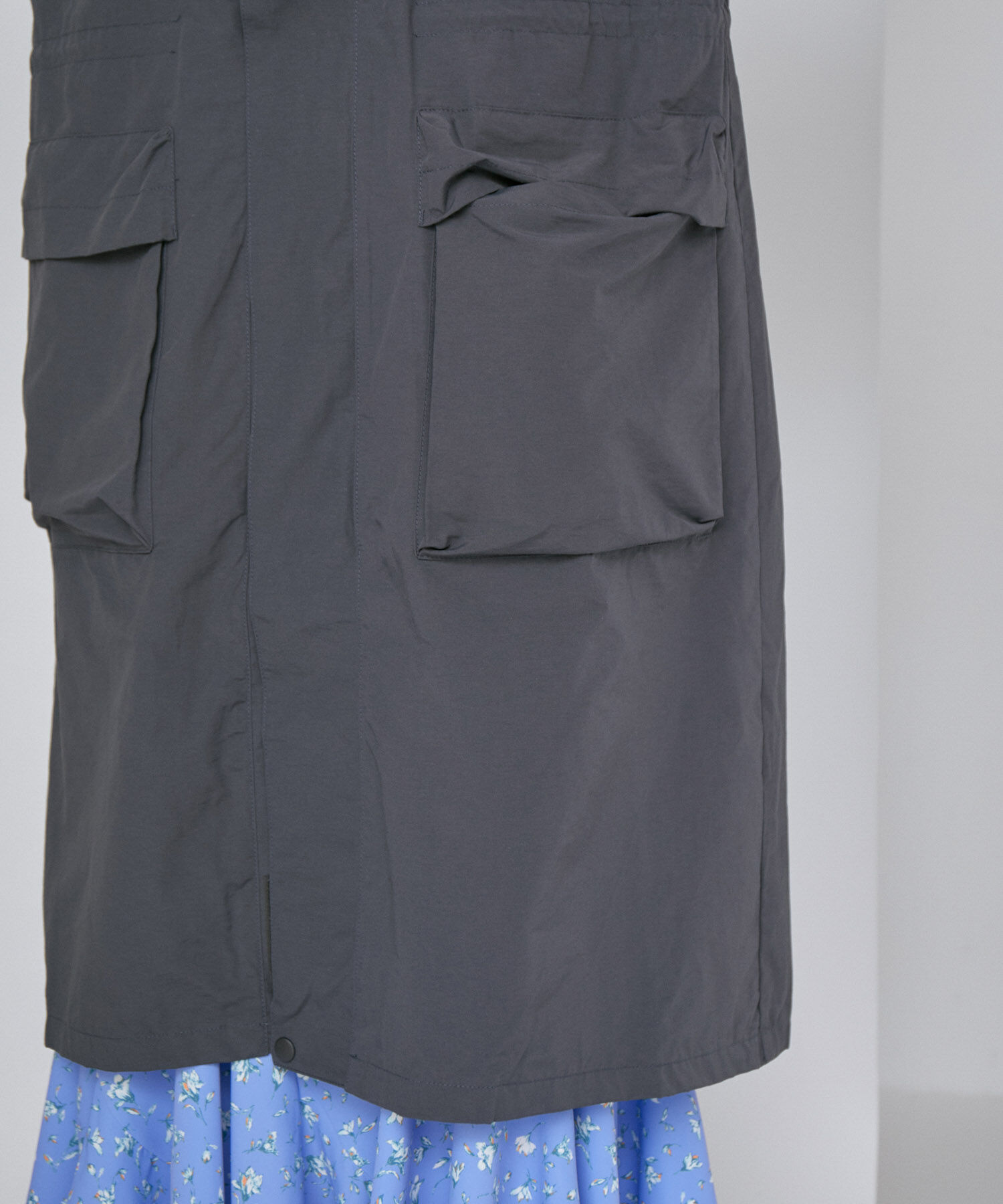 VIS「【OUTDOOR PRODUCTSコラボ】【洗濯可・撥水加工】オーバーサイズロングマウンテンパーカー」|アウトドア|