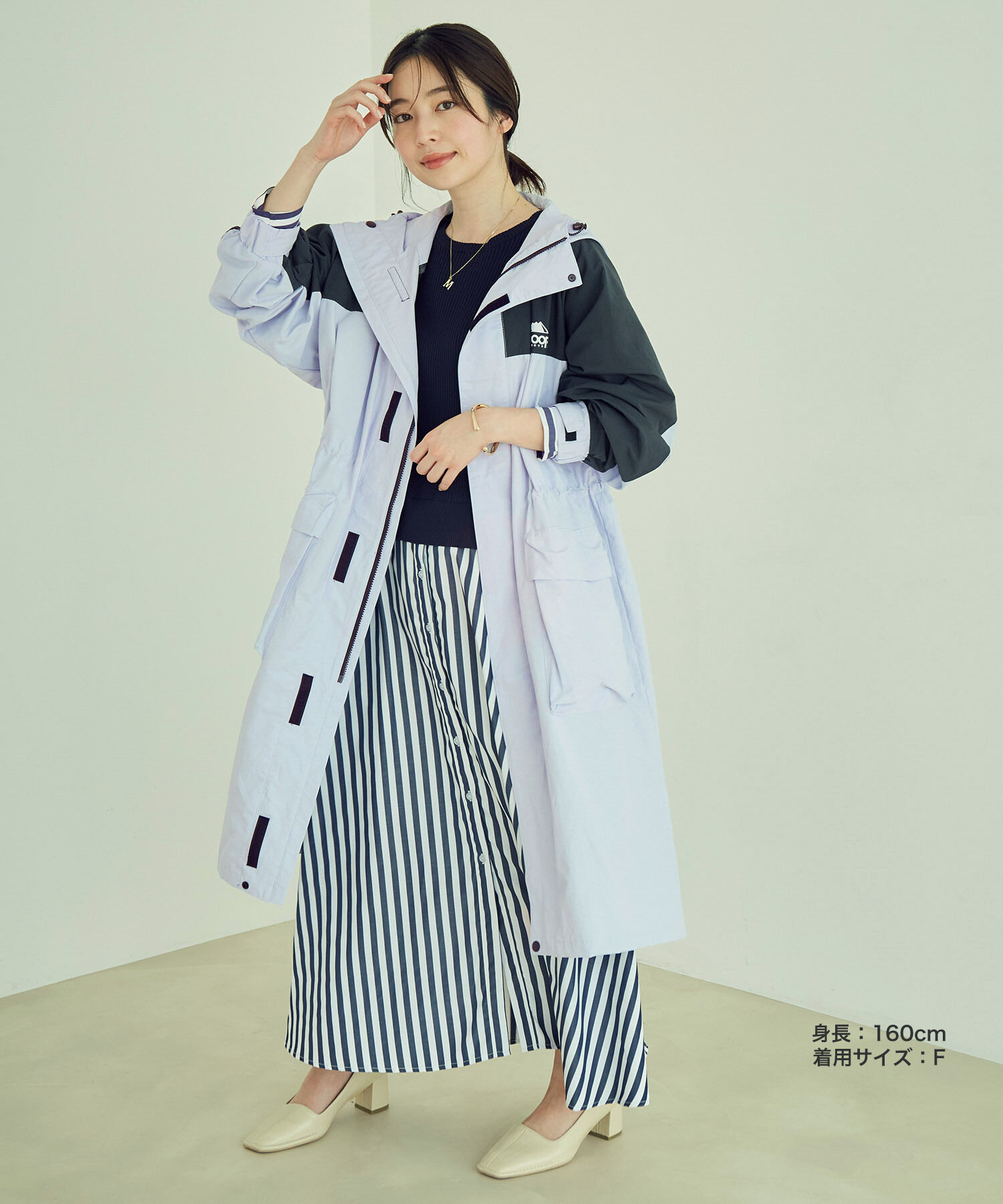 VIS「【OUTDOOR PRODUCTSコラボ】【洗濯可・撥水加工】オーバーサイズロングマウンテンパーカー」|アウトドア|