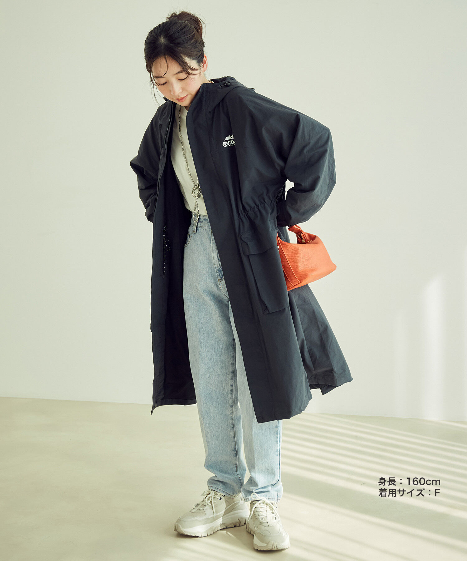 VIS「【OUTDOOR PRODUCTSコラボ】【洗濯可・撥水加工】オーバーサイズロングマウンテンパーカー」|アウトドア|