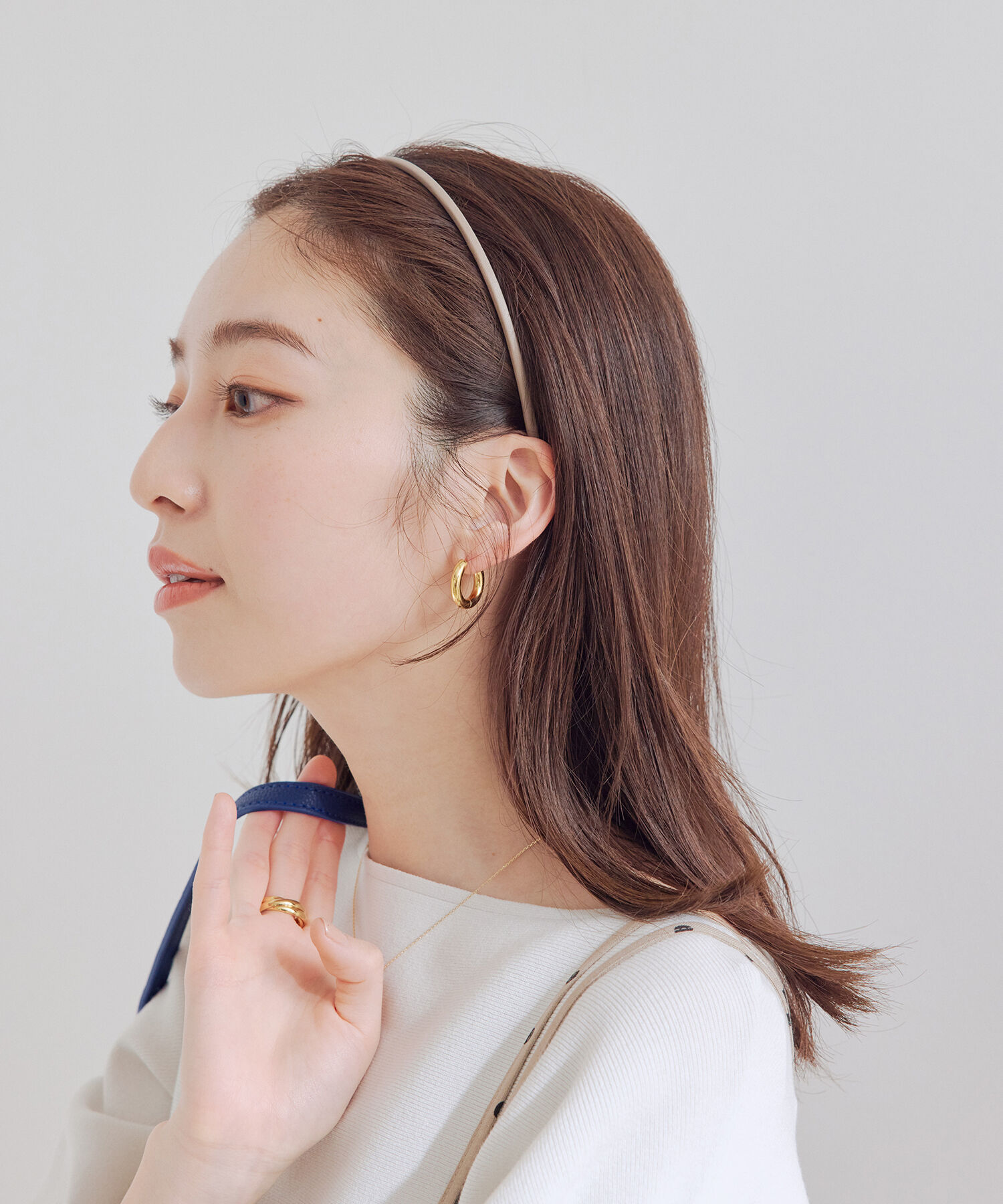 VIS「フェイクレザーナローカチューシャ」|カチューシャ|