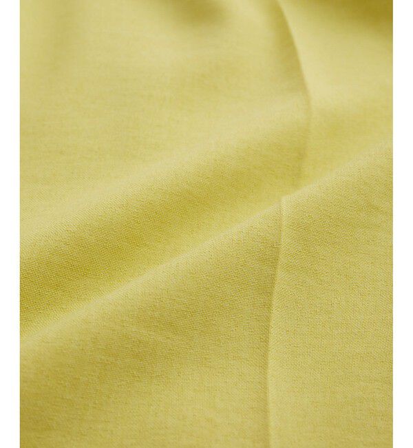 VIS「【美easy】リネンライクワンタックワイドスラックスパンツ【接触冷感/洗える】」|スラックス|