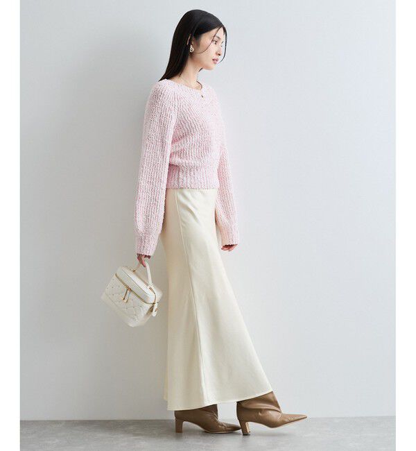 VIS「ユルネックポコポコヤーンニットプルオーバー」|ニット・セーター|