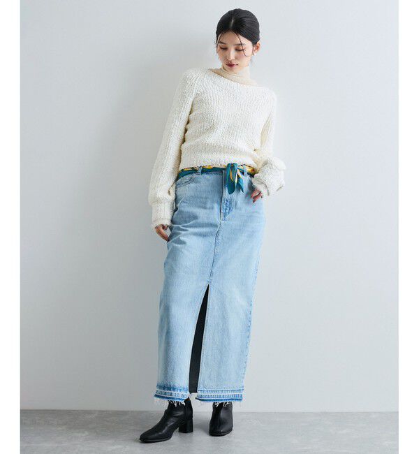 VIS「ユルネックポコポコヤーンニットプルオーバー」|ニット・セーター|