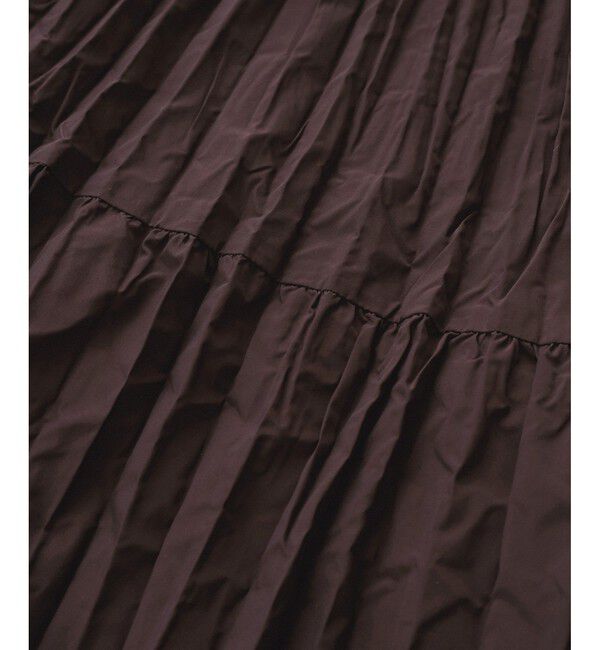 VIS「【洗える】ワッシャー加工スカート」|スカート|