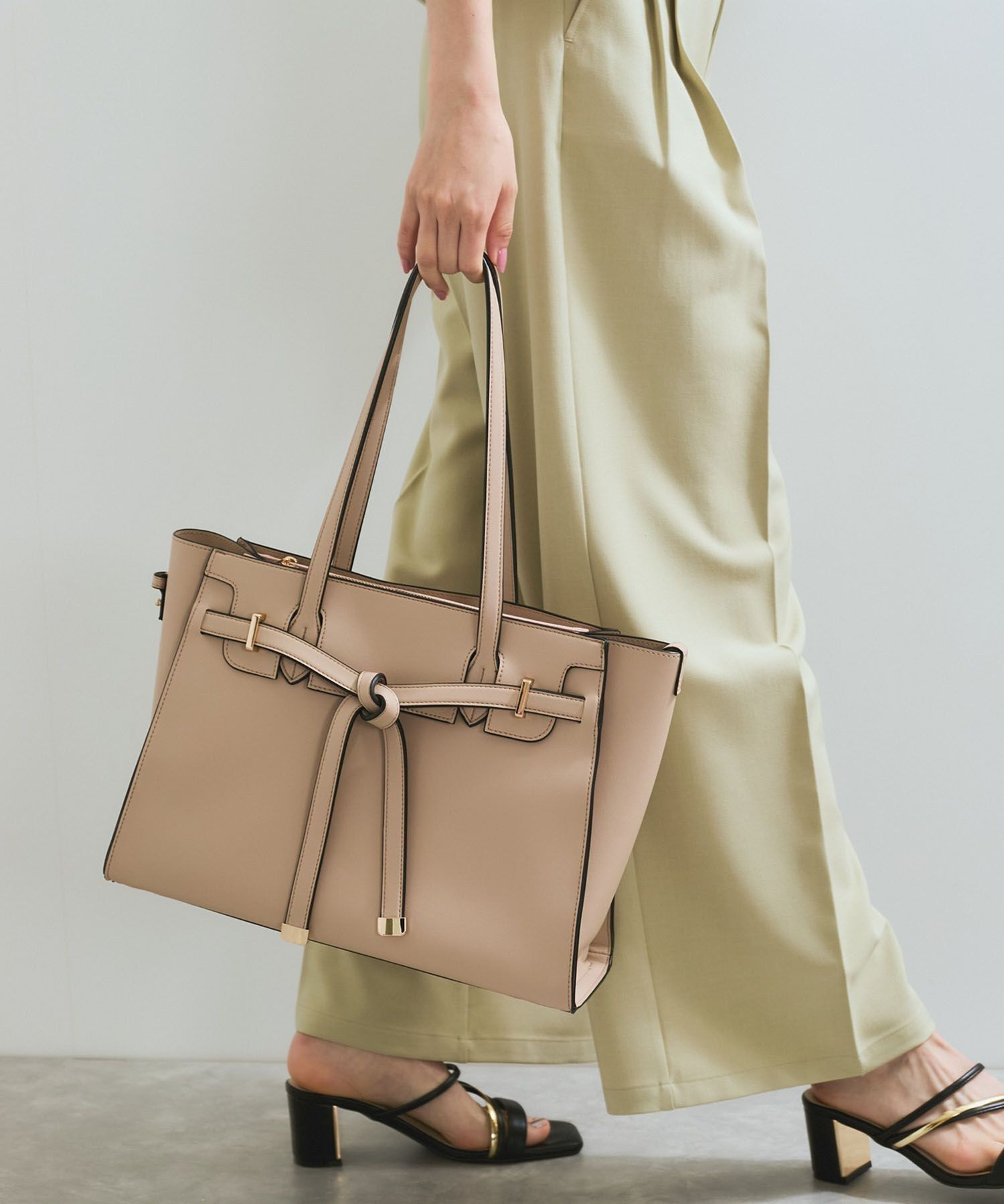 VIS「【A4収納】フラップタイトートバッグ」|トートバッグ|