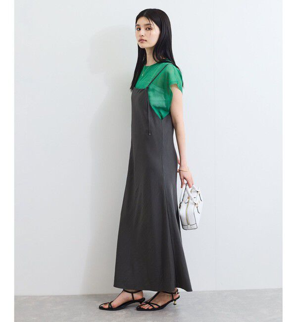 VIS「バイヤス仕立てナローキャミワンピース」|ワンピース|