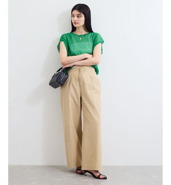 VIS「ドライタッチシアーニットトップス」|ニット・セーター|