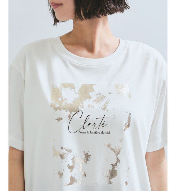 VIS「【接触冷感】箔グラフィックアートTシャツ」|Tシャツ・カットソー|