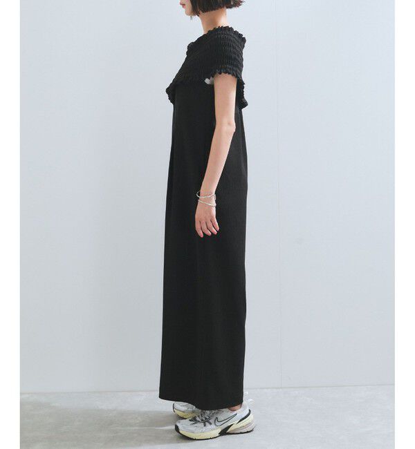 VIS「シャーリングオフショルダーオールインワン」|オールインワン|