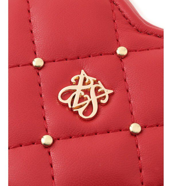 VIS「スタッズキルティングハートポーチチャーム」|チャーム・キーホルダー|