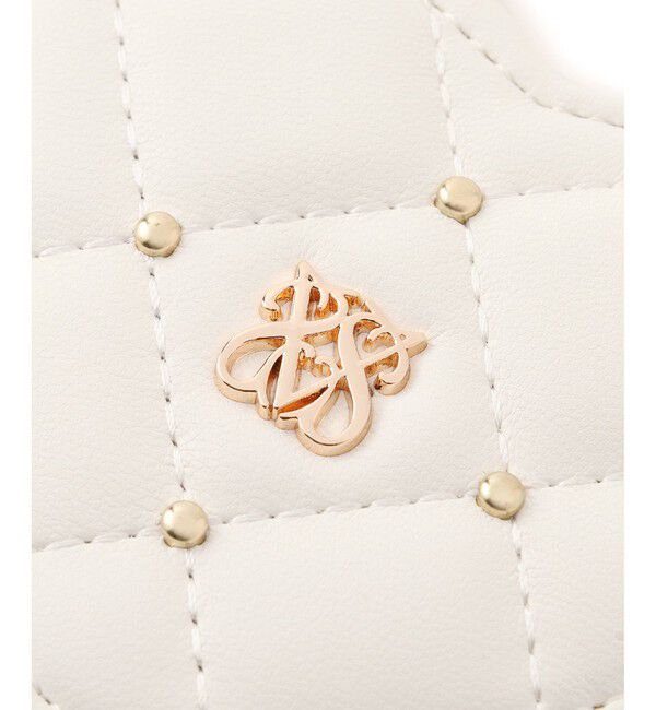 VIS「スタッズキルティングハートポーチチャーム」|チャーム・キーホルダー|