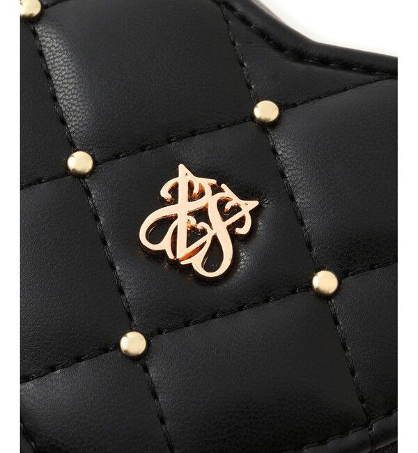 VIS「スタッズキルティングハートポーチチャーム」|チャーム・キーホルダー|