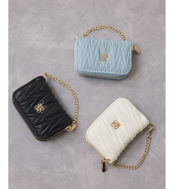 VIS「プリーツ加工ポーチチャーム」|チャーム・キーホルダー|