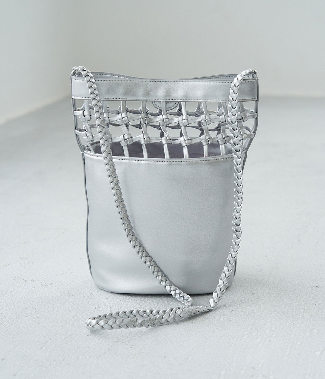 ROPE PICNIC PASSAGE「ハンドメッシュコンビバケットショルダーバッグ」|ショルダー・メッセンジャー|