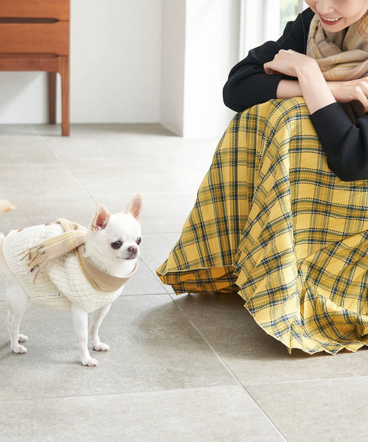 Rope&rsquo;Picnic「午後の紅茶&times;ROPE' PICNIC/チェックプリーツスカート/リンクコーデ」|スカート|