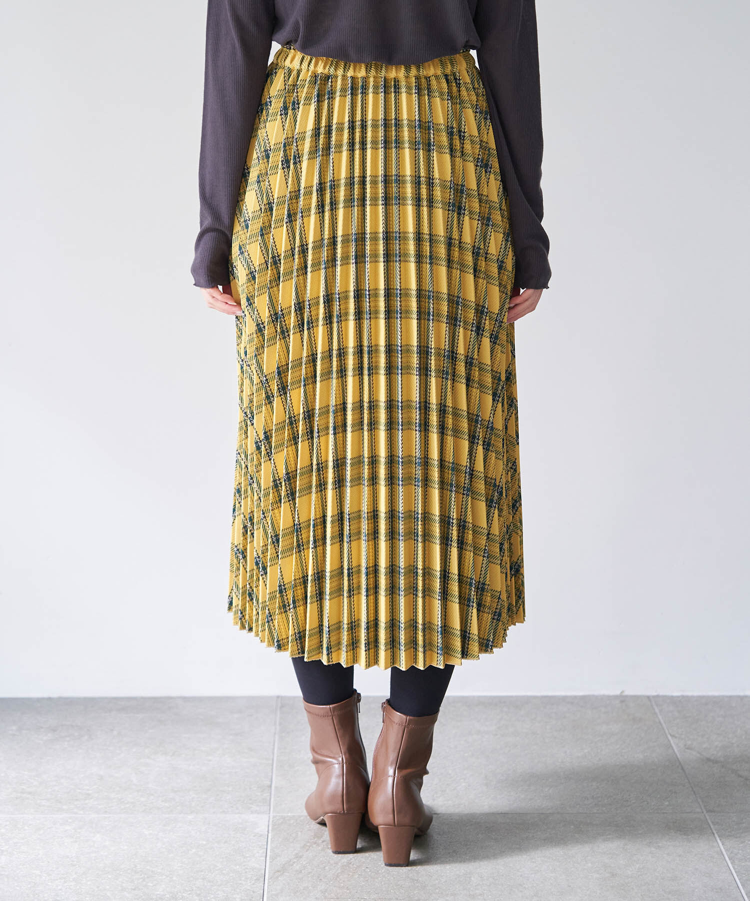 Rope&rsquo;Picnic「午後の紅茶&times;ROPE' PICNIC/チェックプリーツスカート/リンクコーデ」|スカート|