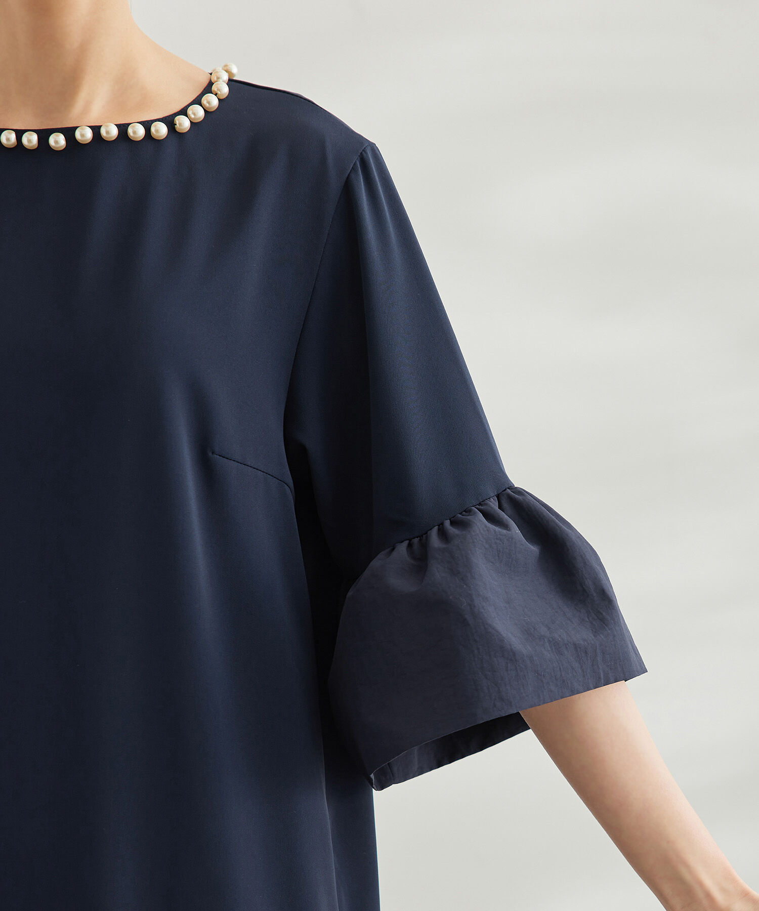 Rope&rsquo;Picnic「【一部店舗限定】【Mon E&rsquo;toile/モンエトワール】パールサックDress」|ドレス|