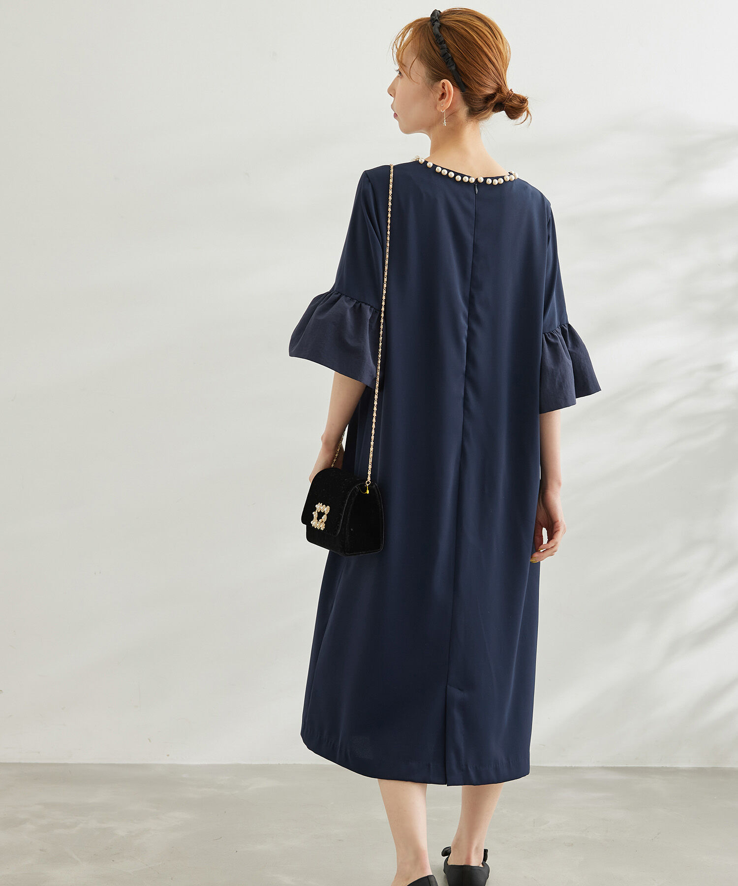 Rope&rsquo;Picnic「【一部店舗限定】【Mon E&rsquo;toile/モンエトワール】パールサックDress」|ドレス|