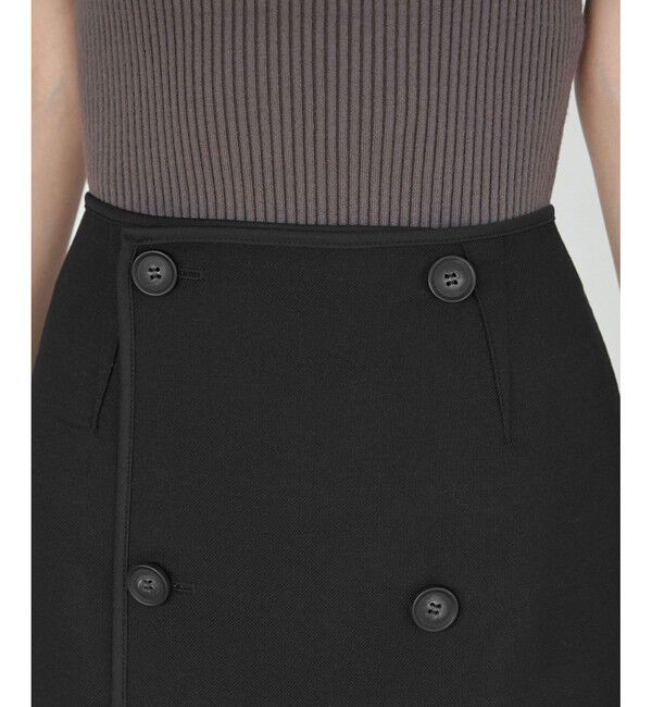 Rope&rsquo;Picnic「チェック＆無地リバーシブルスカート」|スカート|