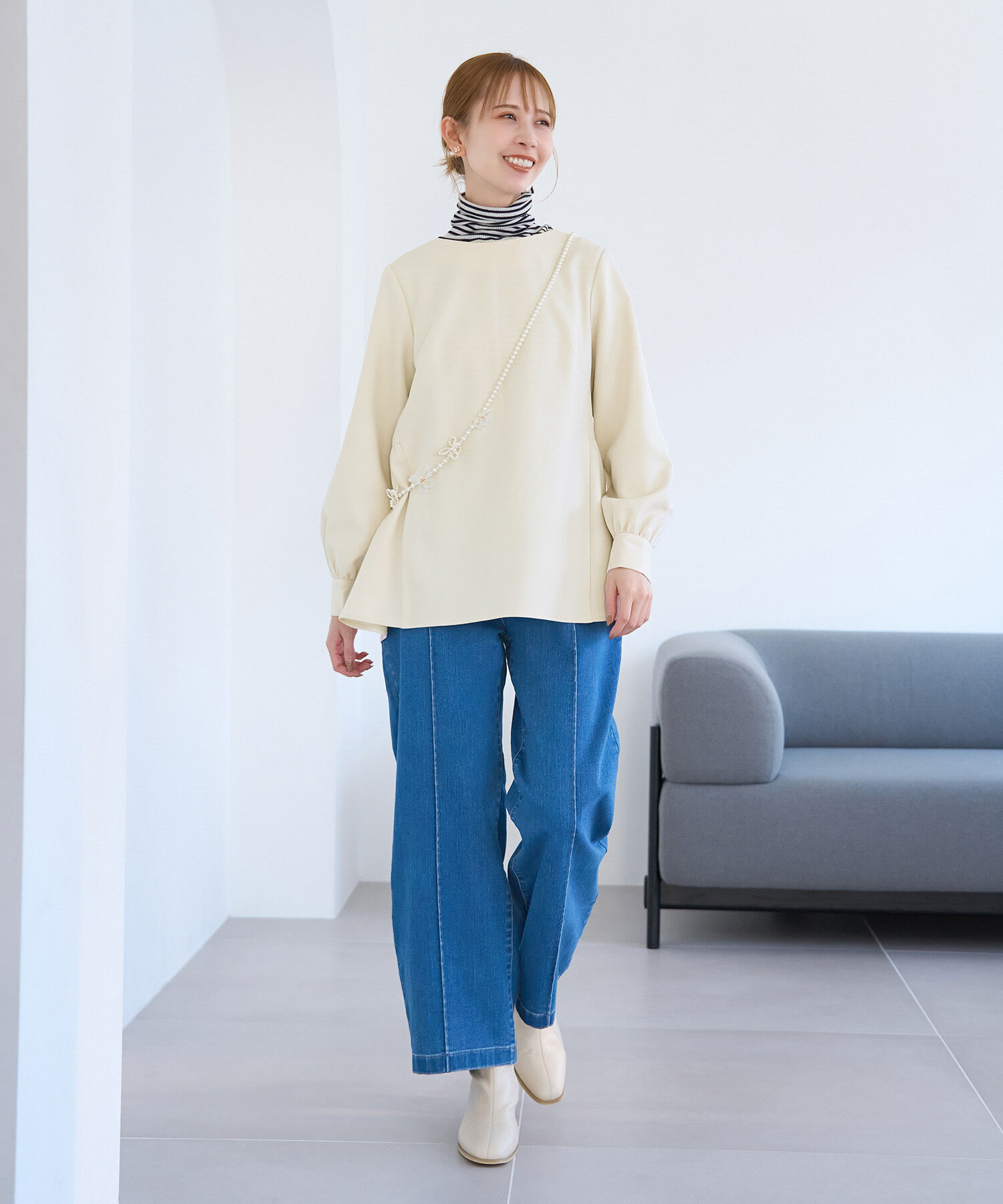 Rope&rsquo;Picnic「ペプラムブラウス/セットアップ対応」|シャツ・ブラウス|