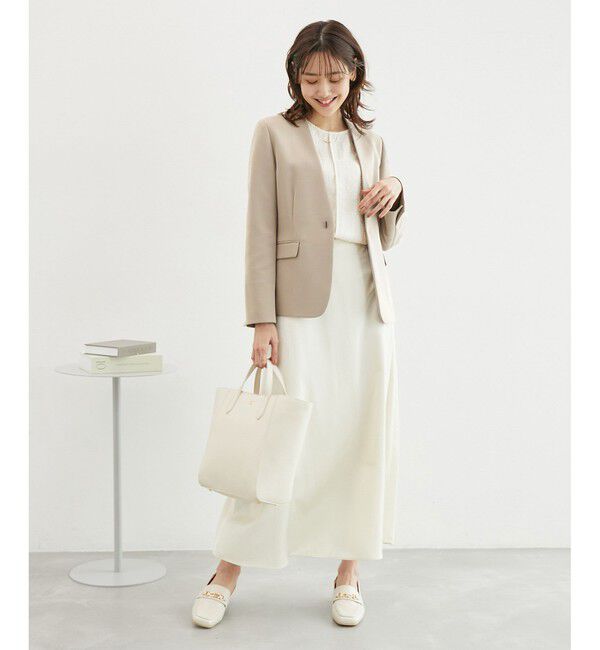 Rope&rsquo;Picnic「【一部店舗限定34-42サイズ】360&deg;ウルトラストレッチ/ノーラペルジャケット」|テーラードジャケット|