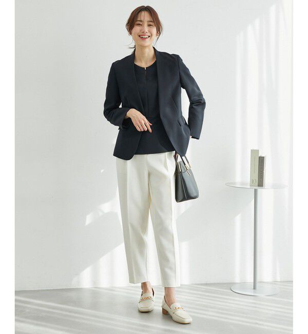 Rope&rsquo;Picnic「【一部店舗限定34-42サイズ】360&deg;ウルトラストレッチ/ノーラペルジャケット」|テーラードジャケット|