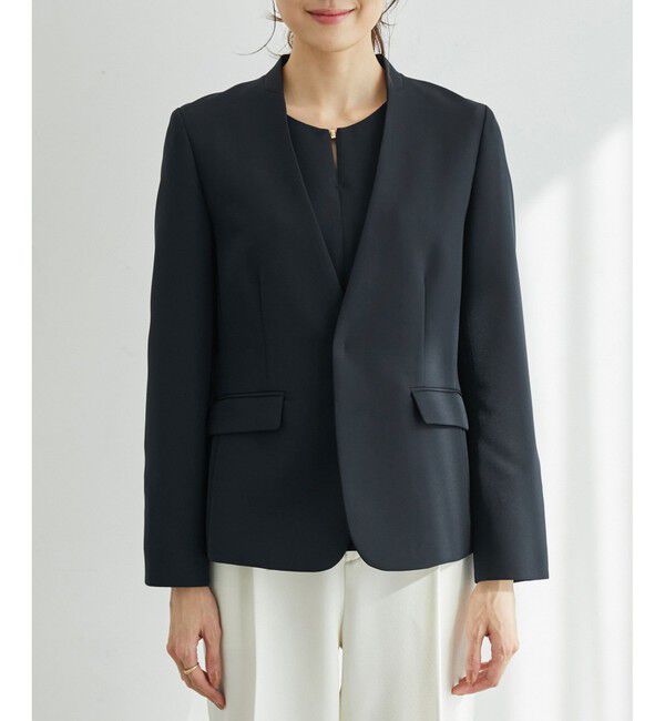 Rope&rsquo;Picnic「【一部店舗限定34-42サイズ】360&deg;ウルトラストレッチ/ノーラペルジャケット」|テーラードジャケット|