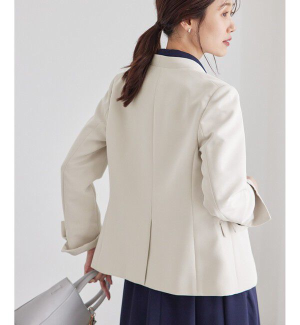 Rope&rsquo;Picnic「【一部店舗限定34-42サイズ】360&deg;ウルトラストレッチ/ノーラペルジャケット」|テーラードジャケット|