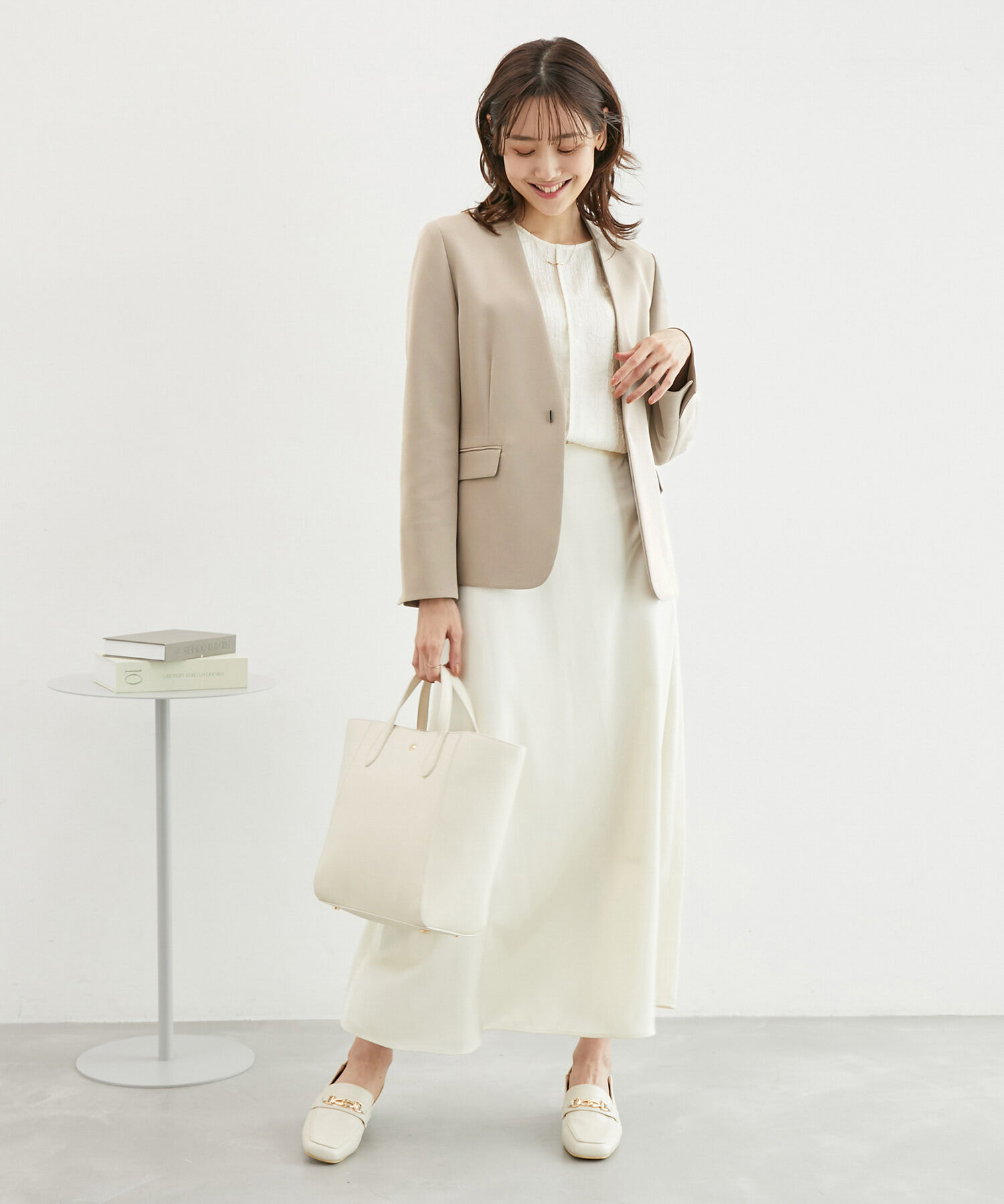 Rope&rsquo;Picnic「【一部店舗限定34-42サイズ】360&deg;ウルトラストレッチ/ノーラペルジャケット」|テーラードジャケット|