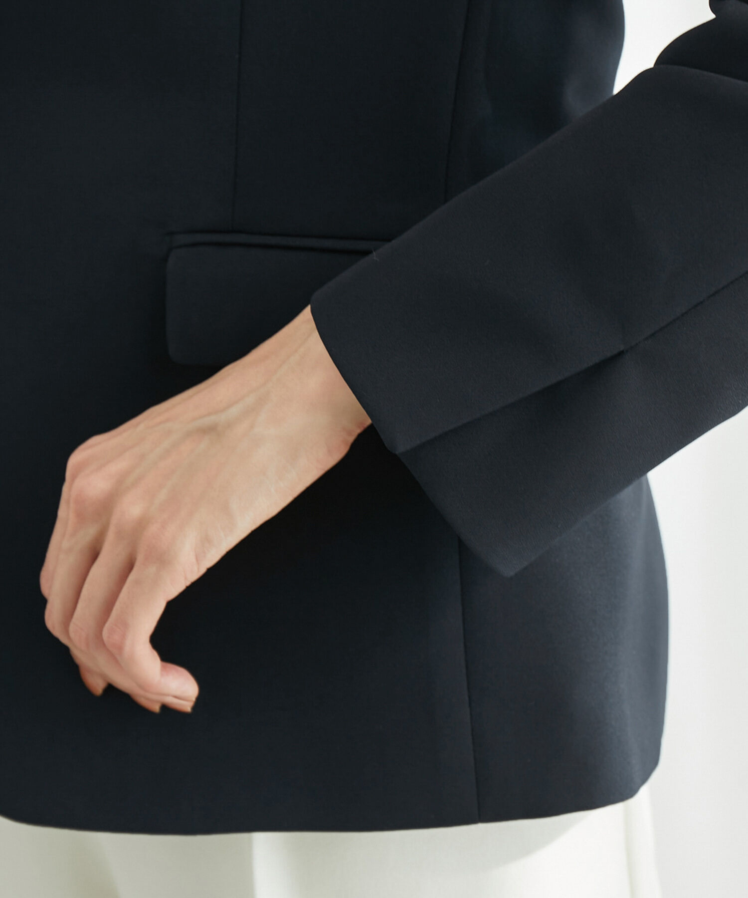 Rope&rsquo;Picnic「【一部店舗限定34-42サイズ】360&deg;ウルトラストレッチ/ノーラペルジャケット」|テーラードジャケット|