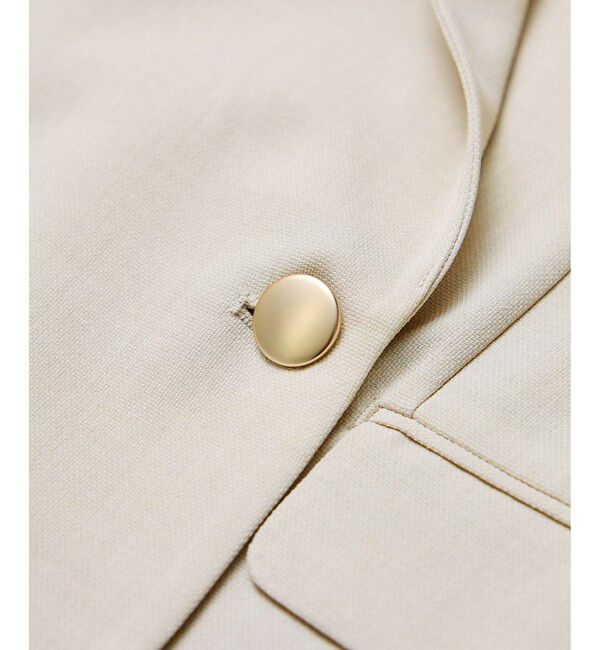 Rope&rsquo;Picnic「カナパ 金ボタンジャケット/セットアップ対応・UV・抗菌防臭・接触冷感」|テーラードジャケット|