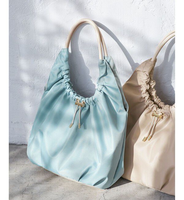 ROPE PICNIC PASSAGE「【撥水加工】ドロストリングギャザートートバッグ」|トートバッグ|ブルーメイン