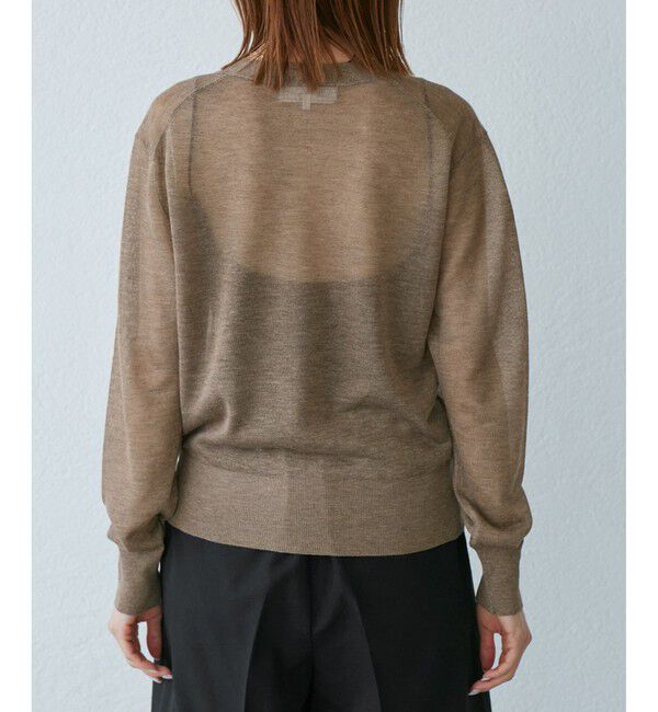 Rope&rsquo;Picnic「LEVITAシアーニットカーディガン」|カーディガン|