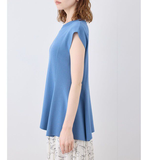 Rope&rsquo;Picnic「【洗濯機OK・アンチピリング】八方映えニット ペプラムニットプルオーバー」|ニット・セーター|