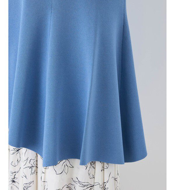 Rope&rsquo;Picnic「【洗濯機OK・アンチピリング】八方映えニット ペプラムニットプルオーバー」|ニット・セーター|