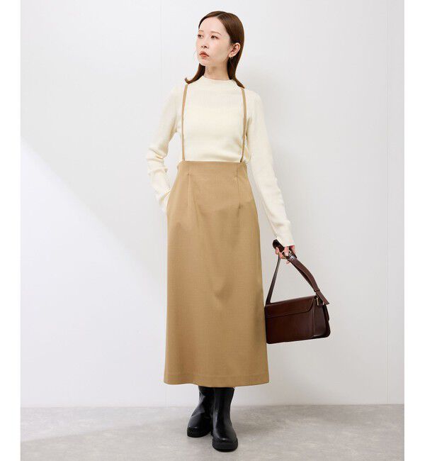 Rope&rsquo;Picnic「ナローサスペンダースカート」|スカート|