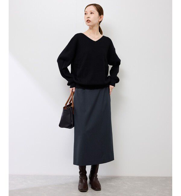 Rope&rsquo;Picnic「ナローサスペンダースカート」|スカート|