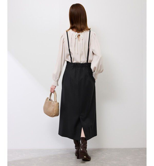 Rope&rsquo;Picnic「ナローサスペンダースカート」|スカート|