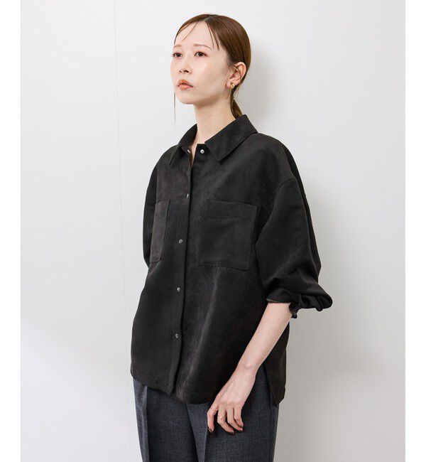 Rope&rsquo;Picnic「スエードシャツ」|シャツ・ブラウス|