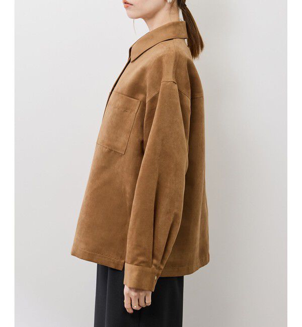 Rope&rsquo;Picnic「スエードシャツ」|シャツ・ブラウス|