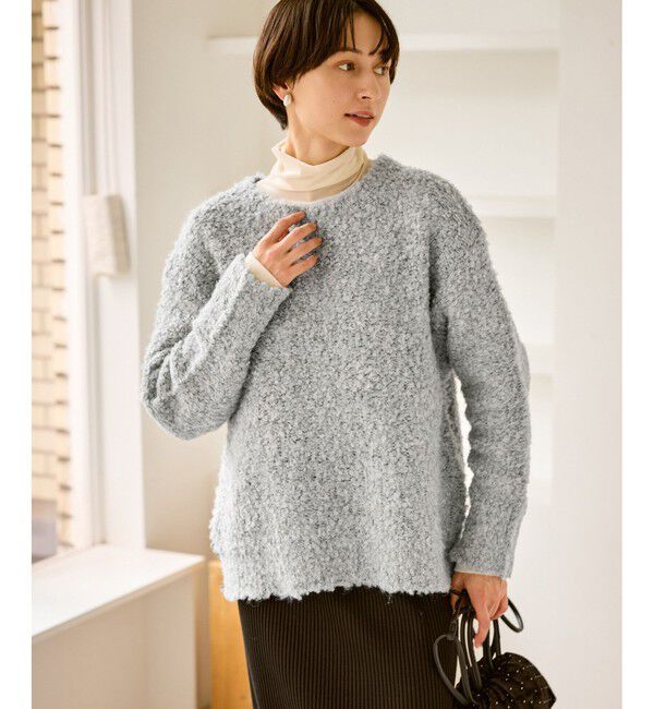 Rope&rsquo;Picnic「ブークレカラーニット」|ニット・セーター|