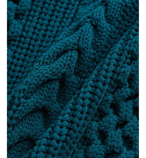 ADAM ET ROPE'「【WEB限定】ボリュームケーブル ニット パーカー / ロングシーズン着用可能 / 超軽量 / ユニセックス」|パーカー|