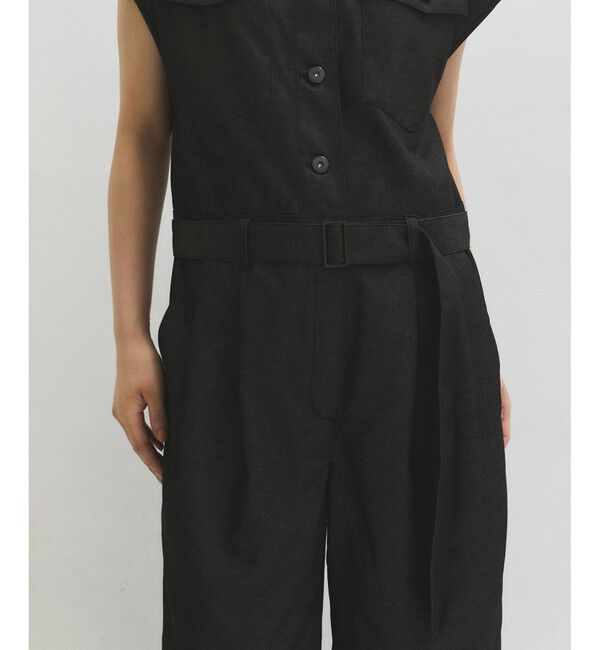 ADAM ET ROPE'「ノーカラースリーブオールインワン」|オールインワン|