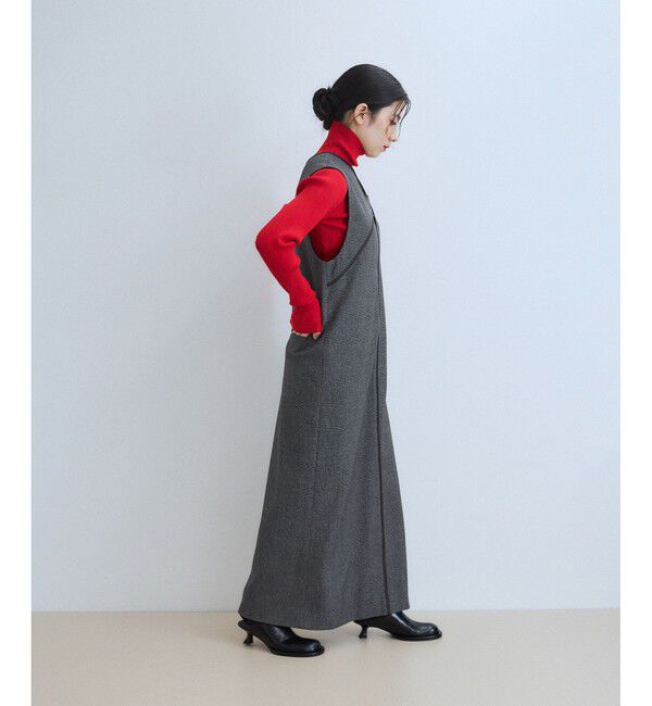 ADAM ET ROPE'「【WEB限定】2WAY MIXツイードジャンパースカート」|ワンピース|