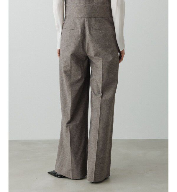 ADAM ET ROPE'「【EMOELLE】スリーブレスオールインワン メランジ」|オールインワン|