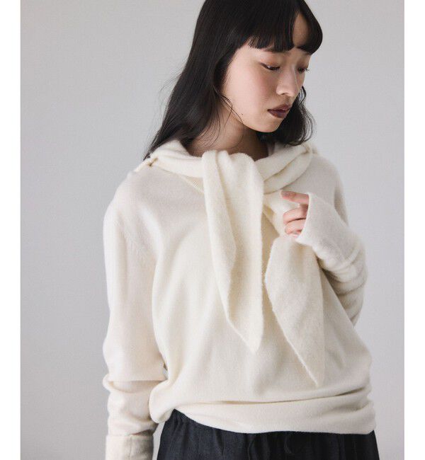 BASOLマフラーニットキャップ＆アームウォーマー（ADAM ET ROPE