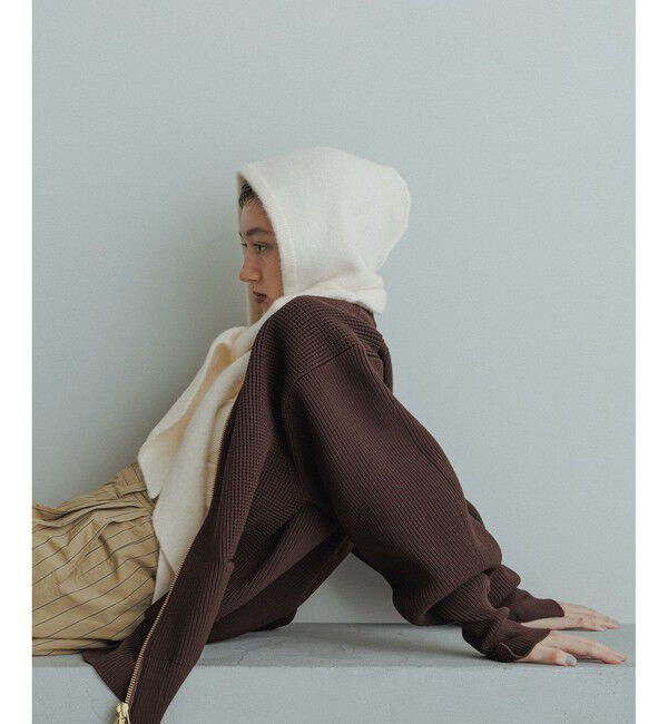 BASOLマフラーニットキャップ＆アームウォーマー（ADAM ET ROPE